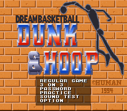 Dream Basketball - Dunk & Hoop Title Screen
